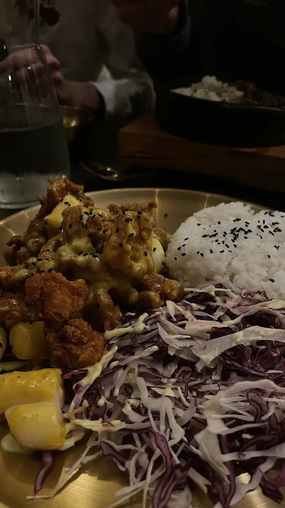 Au Poulet Frit Sauce Miel Moutarde